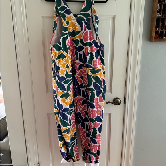 Lucy and yak Easton overalls dungarees floral size 8 - Picture 3 of 3
